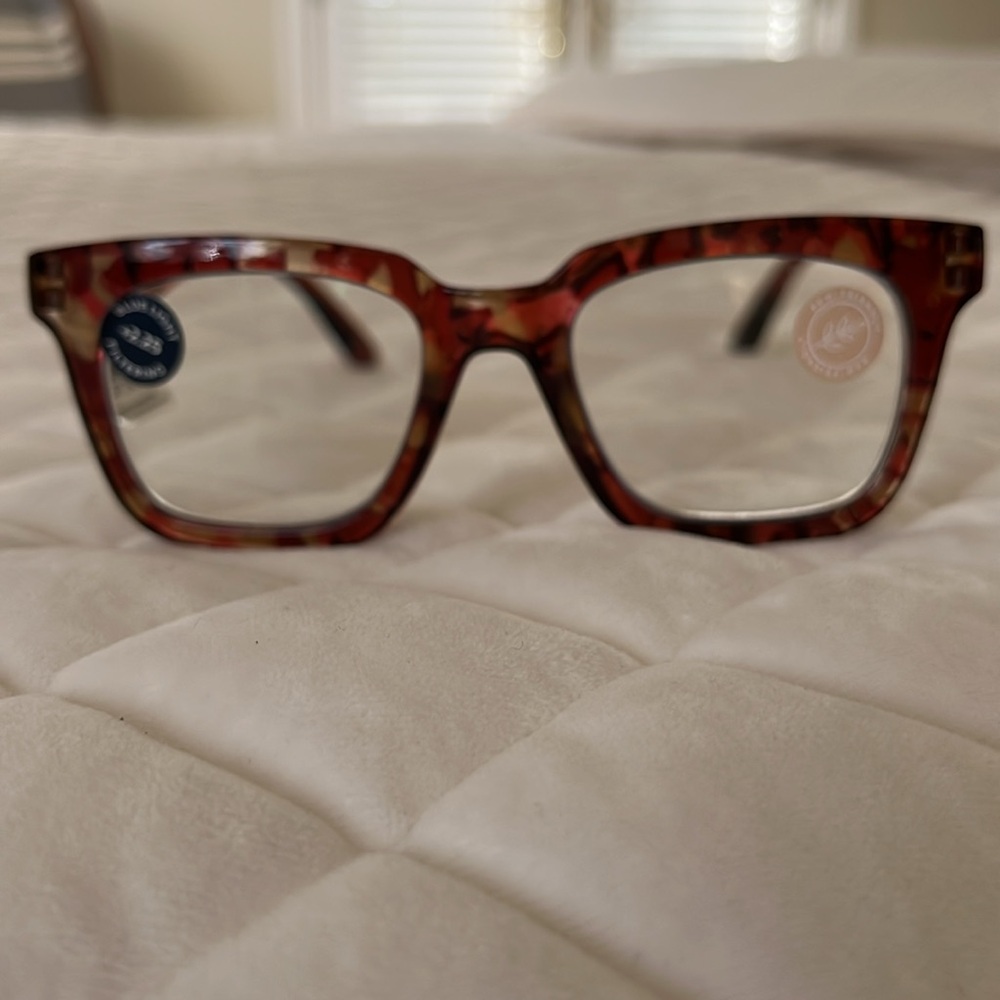 Peepers reading glasses +2.25 tortoise shell finish-Spice quartz
